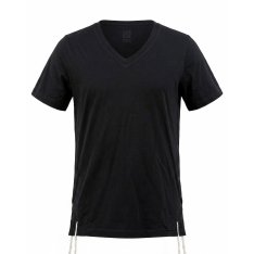 Adult Dry-Fit T-Shirt with Tzitzit Attached - Black
