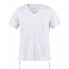 Adult Dry-Fit T-Shirt with Tzitzit Attached - White
